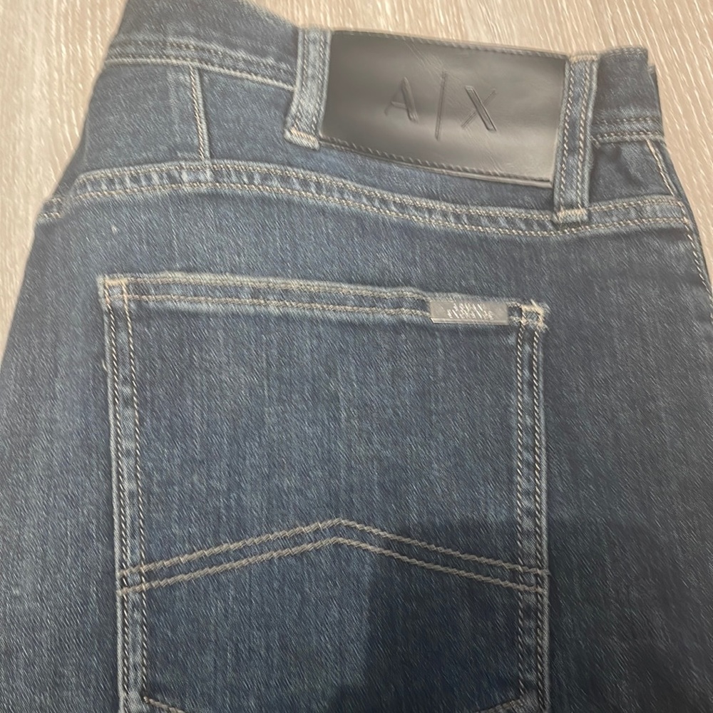 Armani exchange blue demon jeans size 38 relaxed/straight